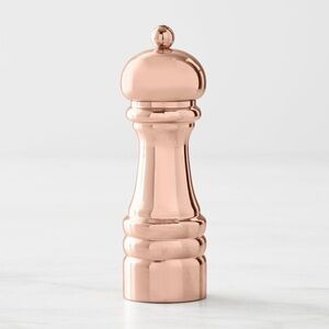 Williams Sonoma Polished Salt & Pepper Mills, 6" Copper Finish